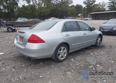 2007 Honda Accord 2.4 Ex из США, поврежденный, VIN 1HGCM56847A142028